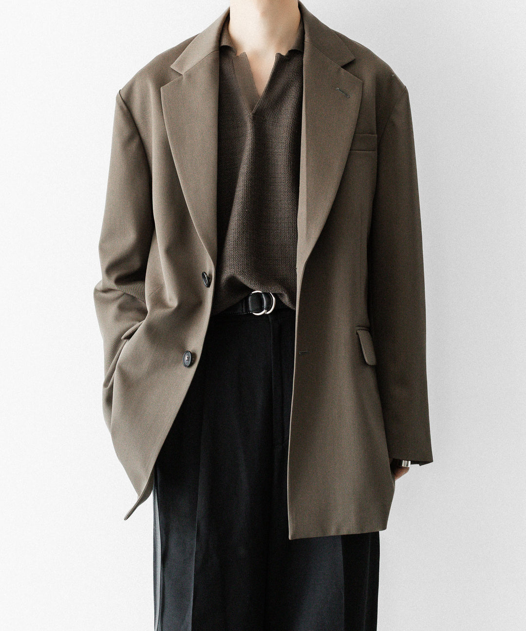ssstein(シュタイン)のSLUB COTTON KNIT SKIPPER LS - KHAKIの公式通販サイトsession福岡セレクトショップ
