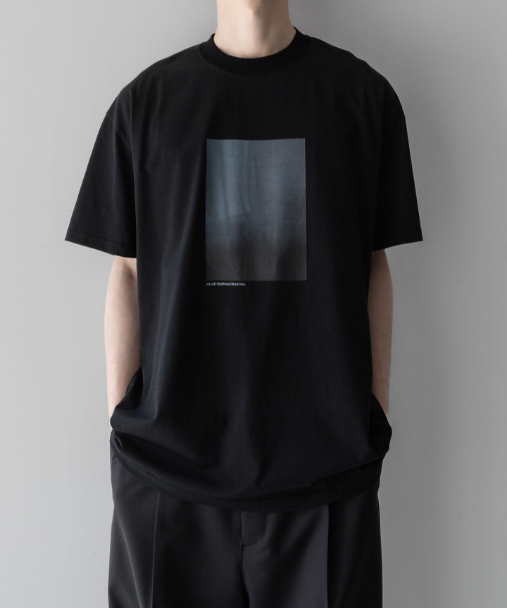 ssstein stein(シュタイン)の24SSコレクションPRINT TEE [ LAYERING ]のBLACK(MERCERISED COTTON) 公式通販サイトsession福岡セレクトショップ
