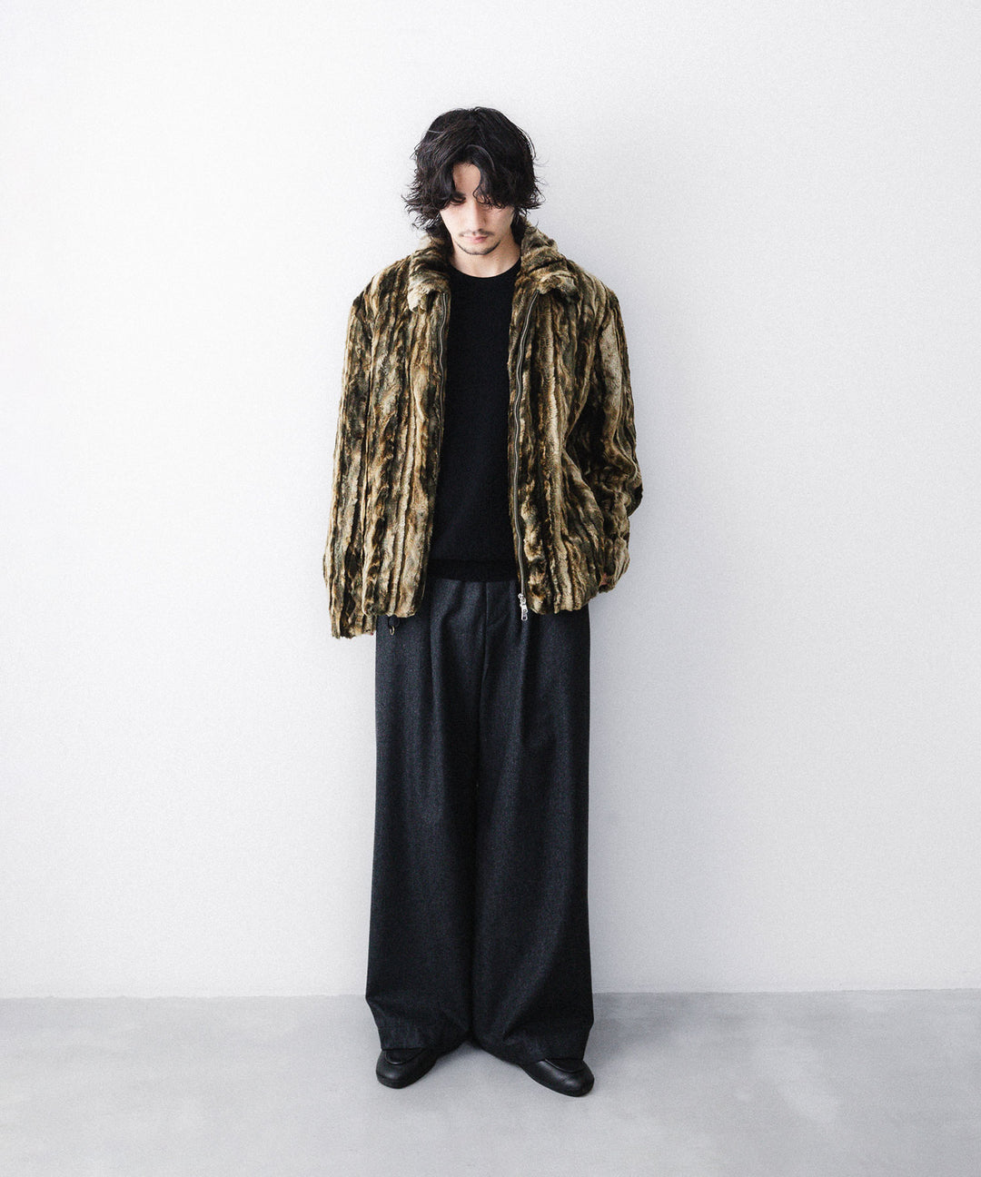 ANTHEM A-アンセムエーのSHEARING FUR BLOUSON のKHAKI BROWN公式通販サイトsession福岡セレクトショップ