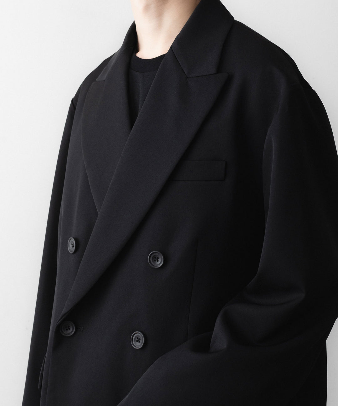 ssstein(シュタイン)のOVERSIZED DOUBLE BREASTED JACKET - BLACKの公式通販サイトsession福岡セレクトショップ