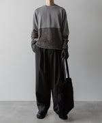 画像をギャラリービューアに読み込む, ssstein(シュタイン)の24AWコレクション MOHAIR GLITTER KNIT COMBINATION LS - GREIGE 公式通販サイトsession福岡セレクトショップ
