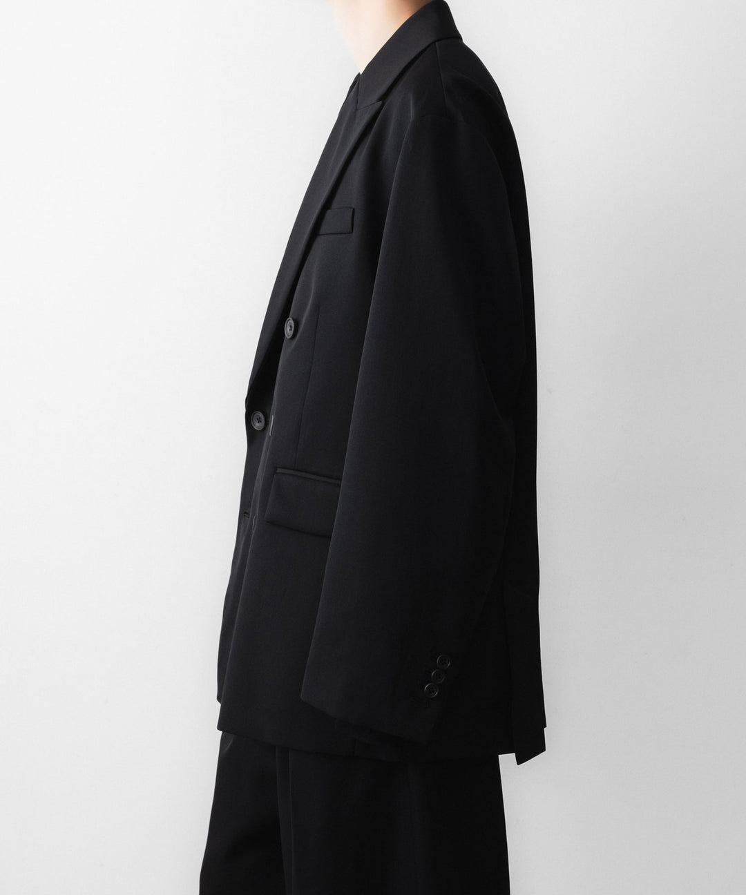 ssstein(シュタイン)のOVERSIZED DOUBLE BREASTED JACKET - BLACKの公式通販サイトsession福岡セレクトショップ