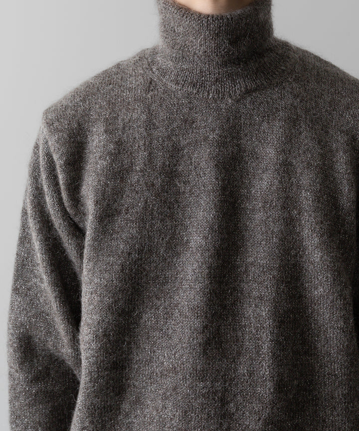 ssstein(シュタイン)の24AWコレクション MOHAIR GLITTER KNIT TURTLE NECK LS - GREIGE 公式通販サイトsession福岡セレクトショップ