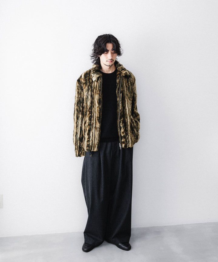 ANTHEM A-アンセムエーのSHEARING FUR BLOUSON のKHAKI BROWN公式通販サイトsession福岡セレクトショップ