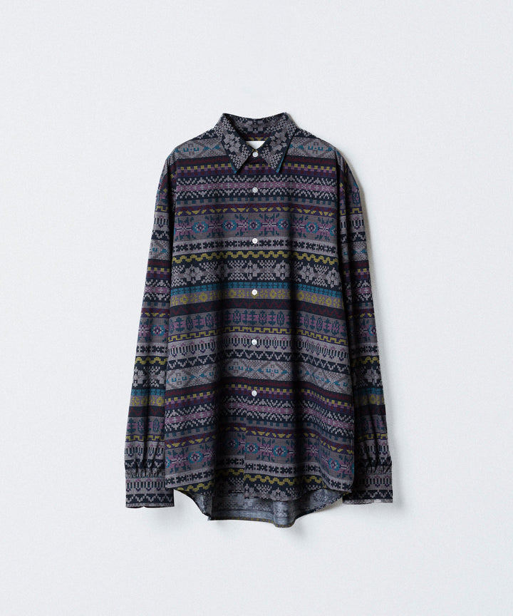 KANEMASA PHIL.-カネマサフィル36G MODEST PRINT SHIRTのPRINT公式通販サイトsession福岡セレクトショップ 