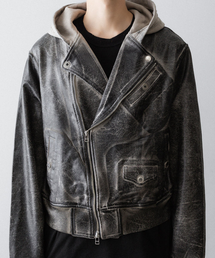 SUBLATIONS サブレーションズのCRACKING COATED RIDERS PARKAのSAND BEIGE BASE公式通販サイトsession福岡セレクトショップ