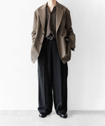 画像をギャラリービューアに読み込む, 【 VEIN 】GOAT LEATHER RING BELT - BLACK
