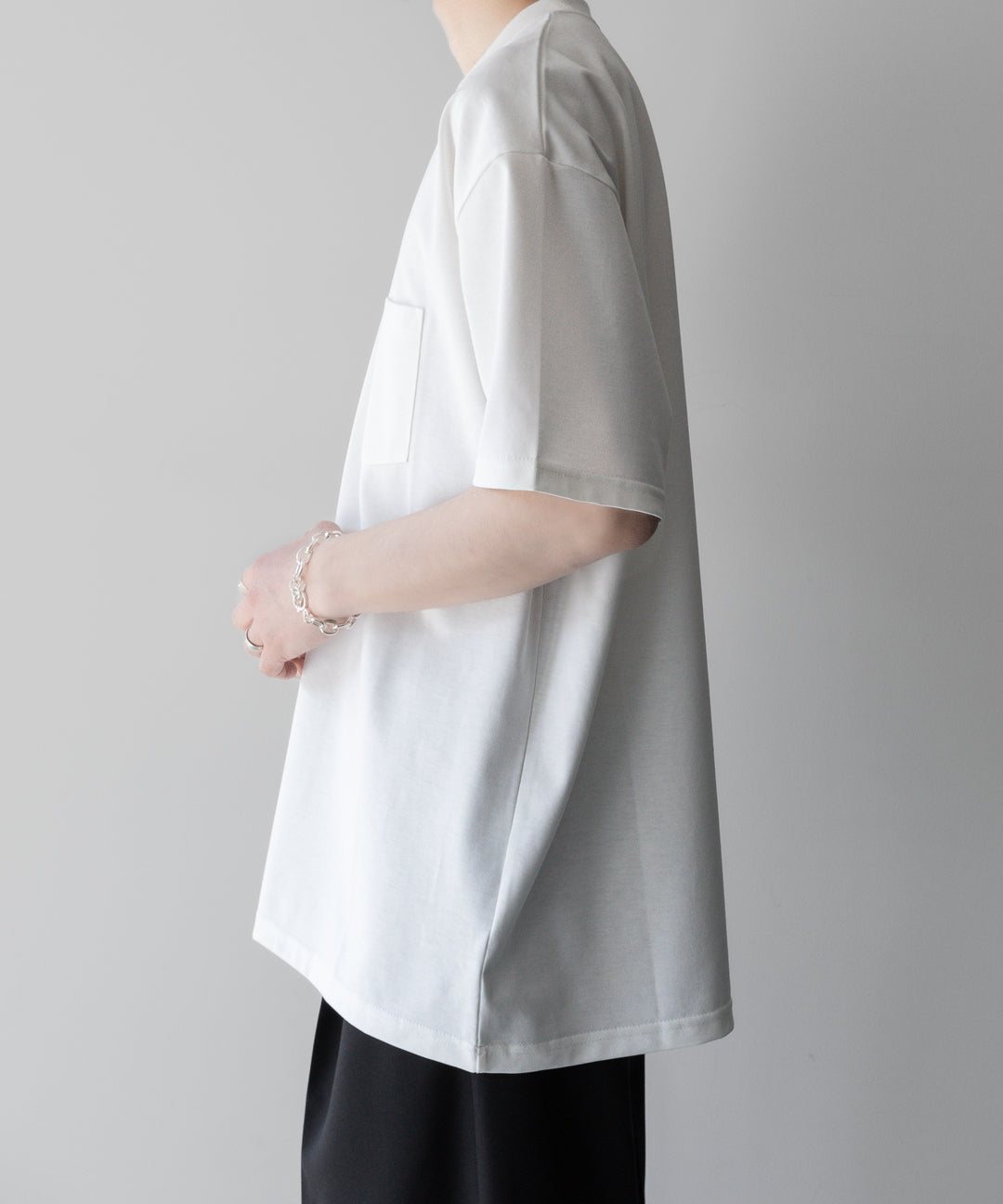 ssstein stein(シュタイン)の24SSコレクションOVERSIZED POCKET TEEのWHITE 公式通販サイトsession福岡セレクトショップ