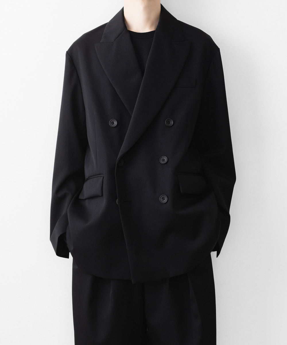ssstein(シュタイン)のOVERSIZED DOUBLE BREASTED JACKET - BLACKの公式通販サイトsession福岡セレクトショップ