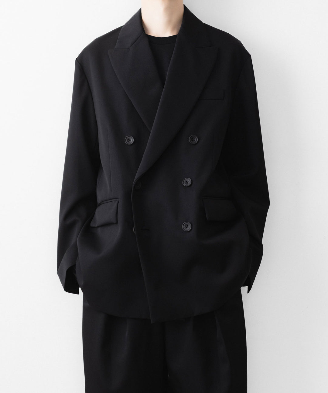 ssstein(シュタイン)のOVERSIZED DOUBLE BREASTED JACKET - BLACKの公式通販サイトsession福岡セレクトショップ