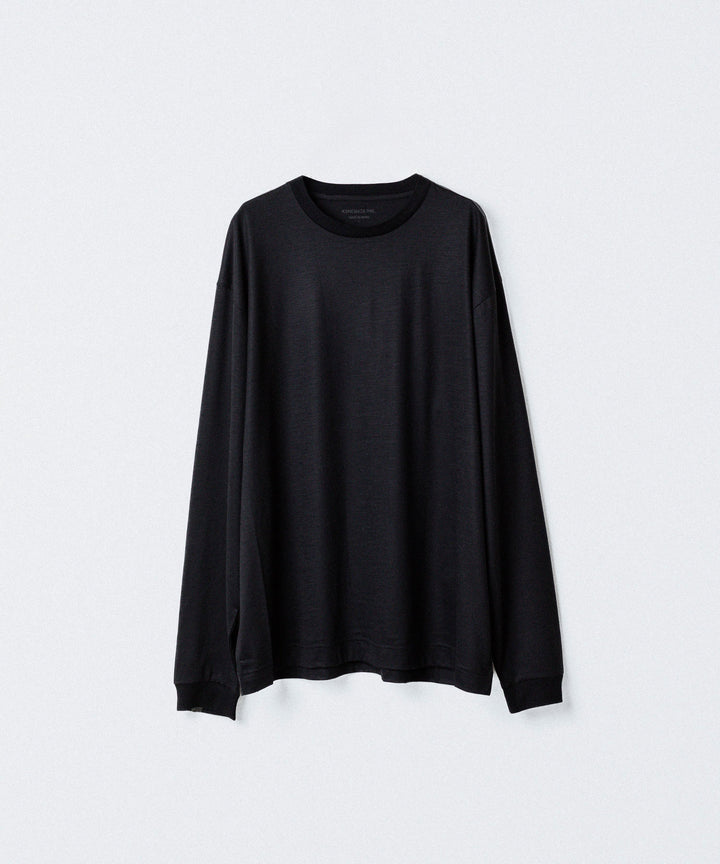 KANEMASA PHIL.-カネマサフィル36G WOOL L/S TEEのBLACK公式通販サイトsession福岡セレクトショップ