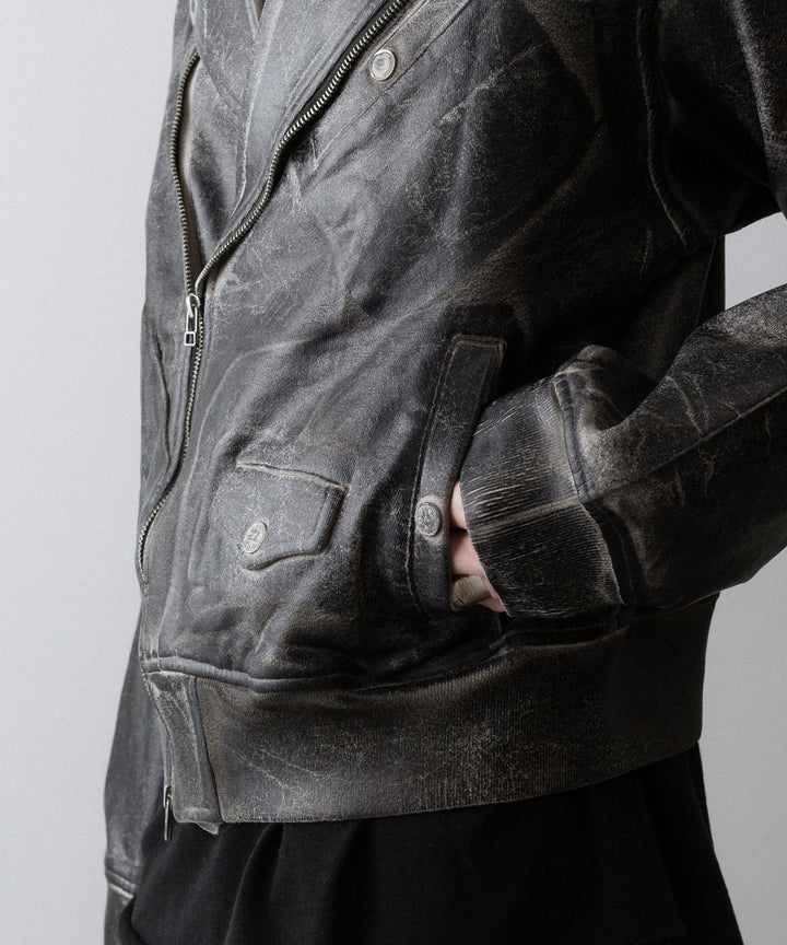 SUBLATIONS サブレーションズのCRACKING COATED RIDERS PARKAのSAND BEIGE BASE公式通販サイトsession福岡セレクトショップ