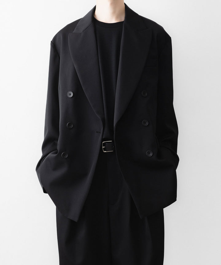 ssstein(シュタイン)のOVERSIZED DOUBLE BREASTED JACKET - BLACKの公式通販サイトsession福岡セレクトショップ