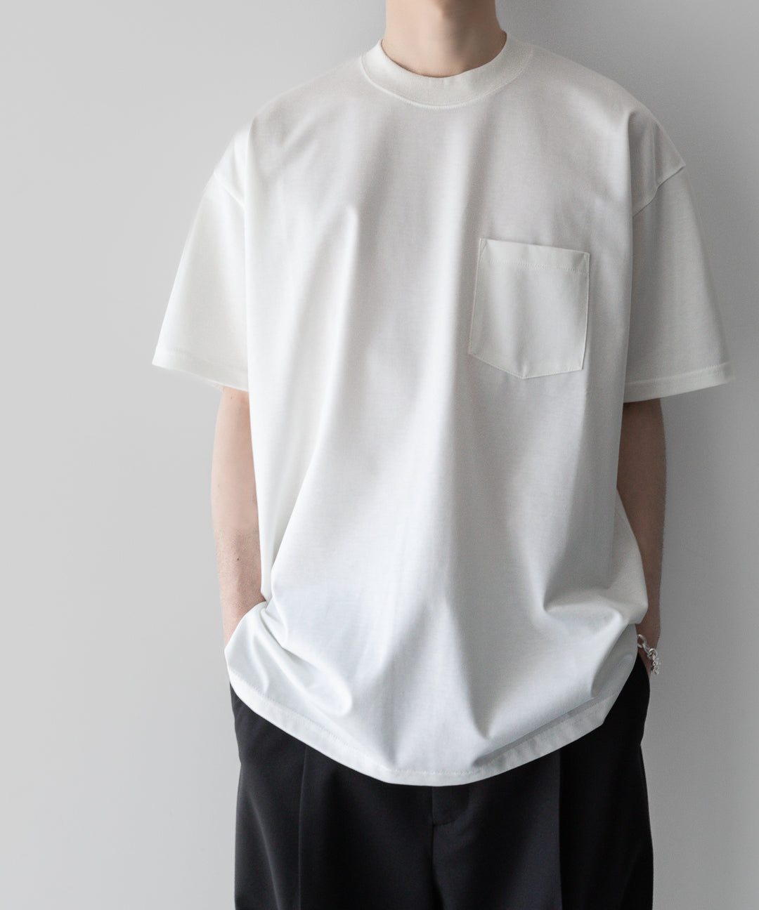 ssstein stein(シュタイン)の24SSコレクションOVERSIZED POCKET TEEのWHITE 公式通販サイトsession福岡セレクトショップ
