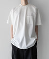 【stein】OVERSIZED POCKET TEE - WHITE
