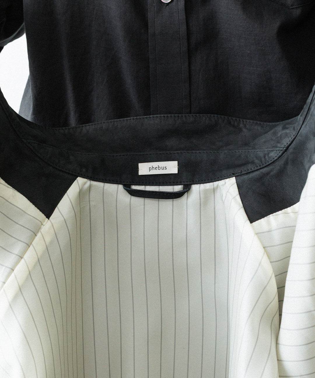【phebus】COW NUBUCK JACKET - CHARCOAL