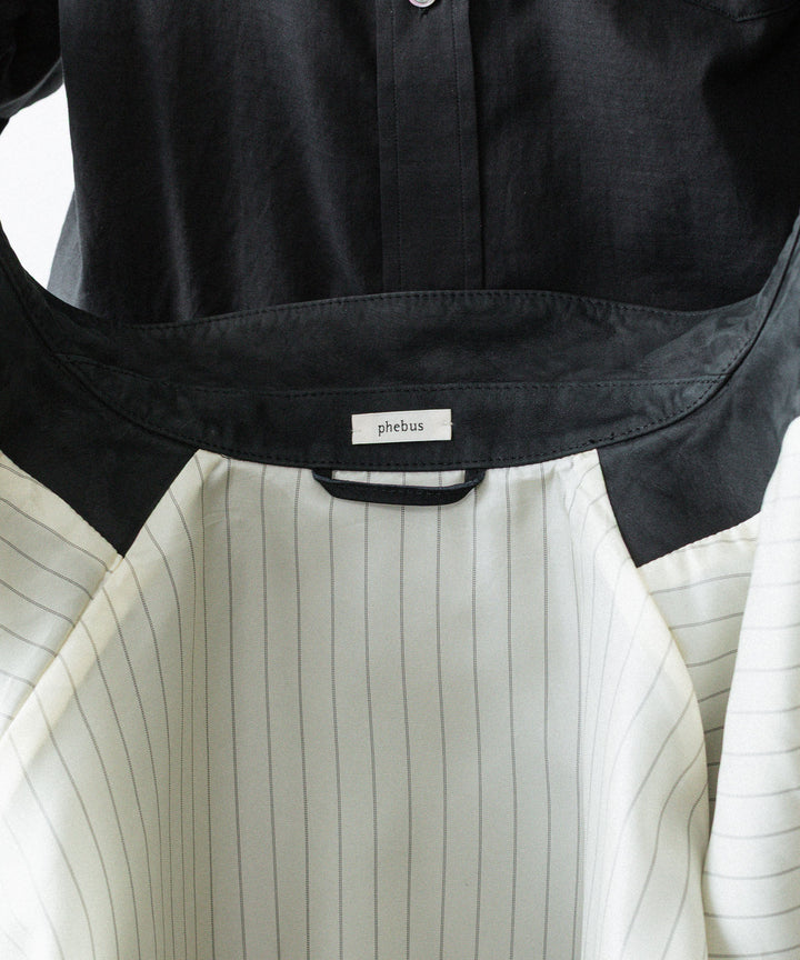 【phebus】COW NUBUCK JACKET - CHARCOAL
