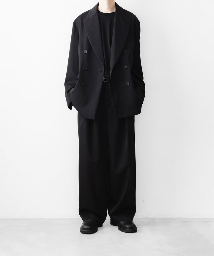 ssstein(シュタイン)のOVERSIZED DOUBLE BREASTED JACKET - BLACKの公式通販サイトsession福岡セレクトショップ