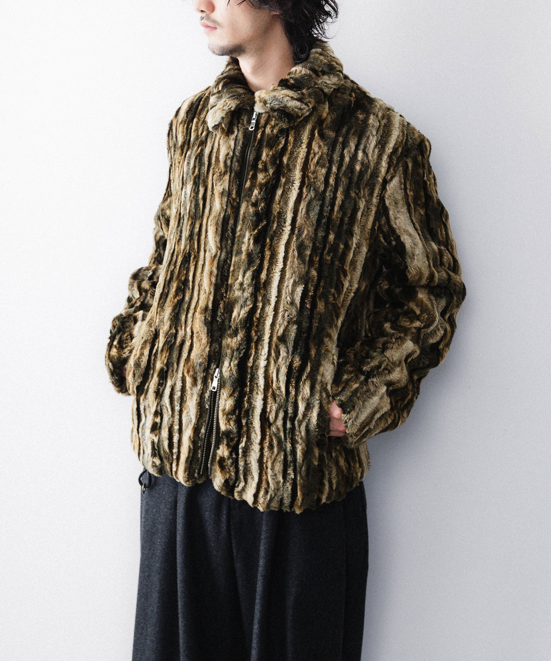 ANTHEM A-アンセムエーのSHEARING FUR BLOUSON のKHAKI BROWN公式通販サイトsession福岡セレクトショップ