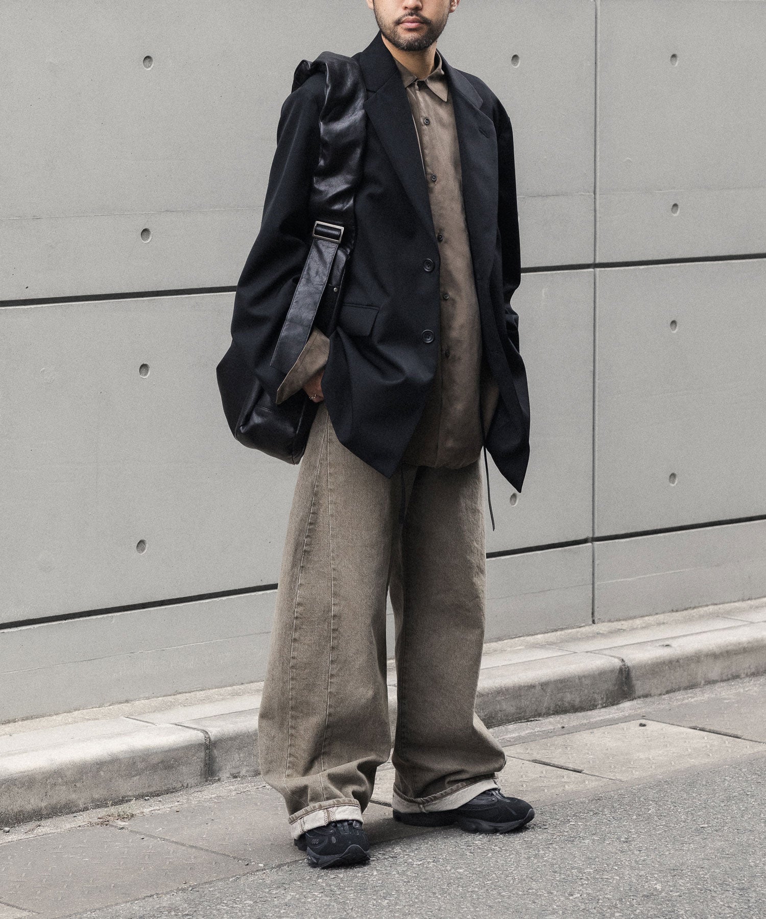 ssstein / シュタイン】OVERSIZED SINGLE BREASTED LONG JACKET