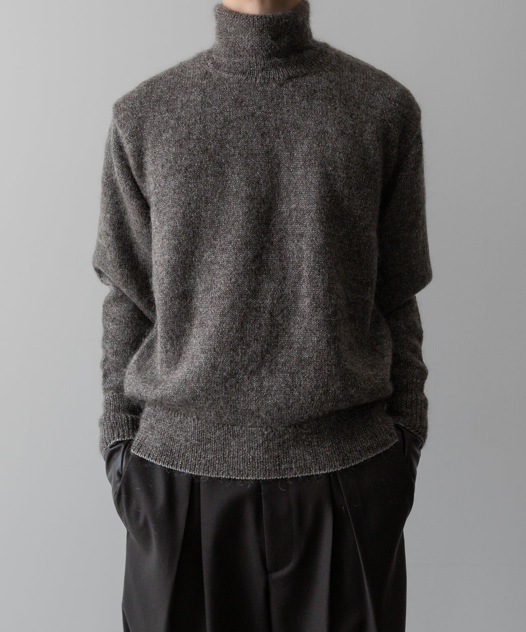 ssstein(シュタイン)の24AWコレクション MOHAIR GLITTER KNIT TURTLE NECK LS - GREIGE 公式通販サイトsession福岡セレクトショップ