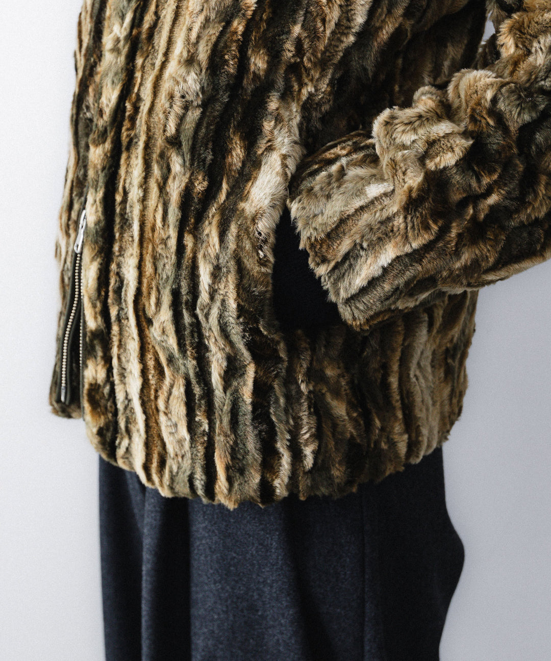 ANTHEM A-アンセムエーのSHEARING FUR BLOUSON のKHAKI BROWN公式通販サイトsession福岡セレクトショップ