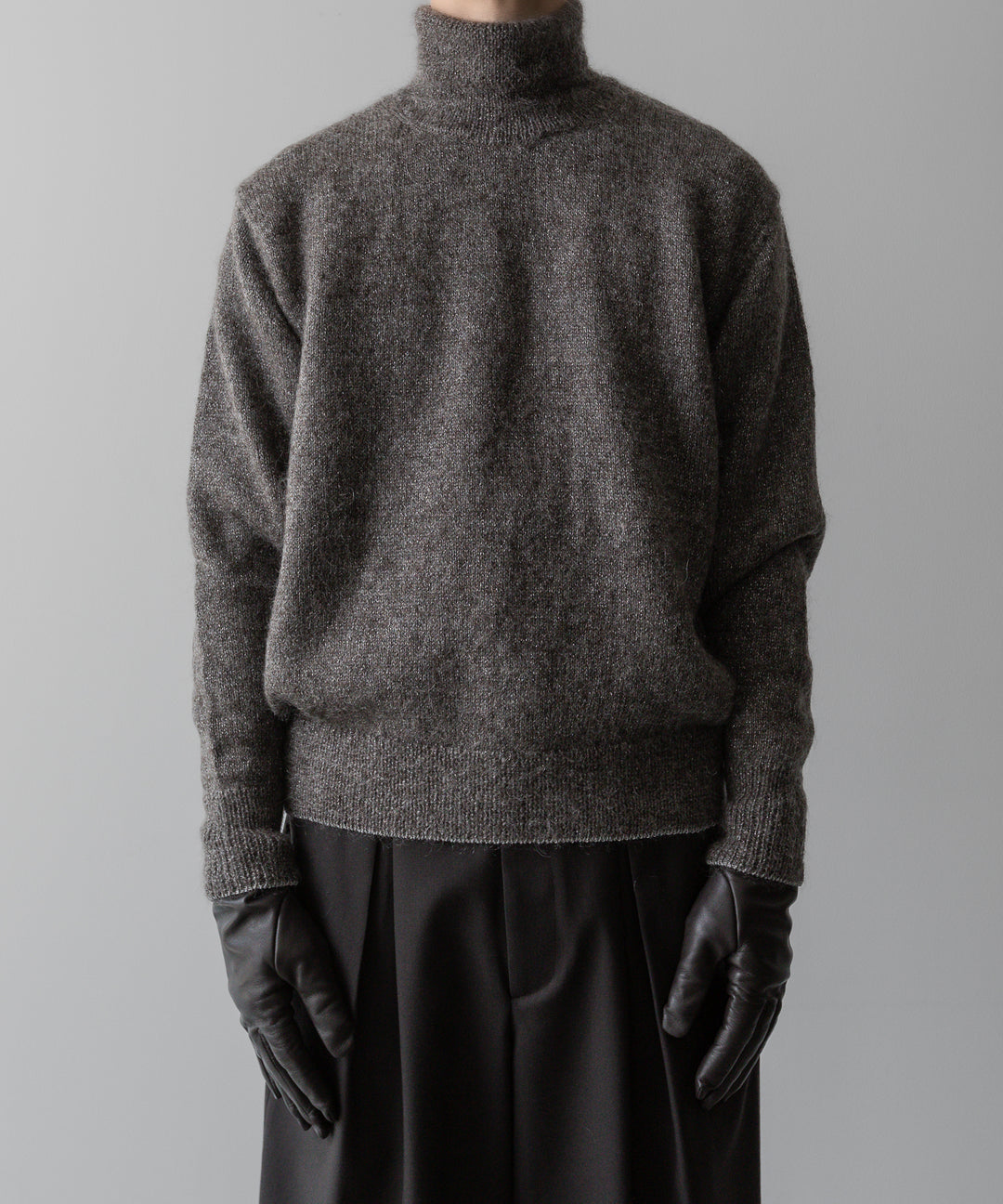 ssstein(シュタイン)の24AWコレクション MOHAIR GLITTER KNIT TURTLE NECK LS - GREIGE 公式通販サイトsession福岡セレクトショップ
