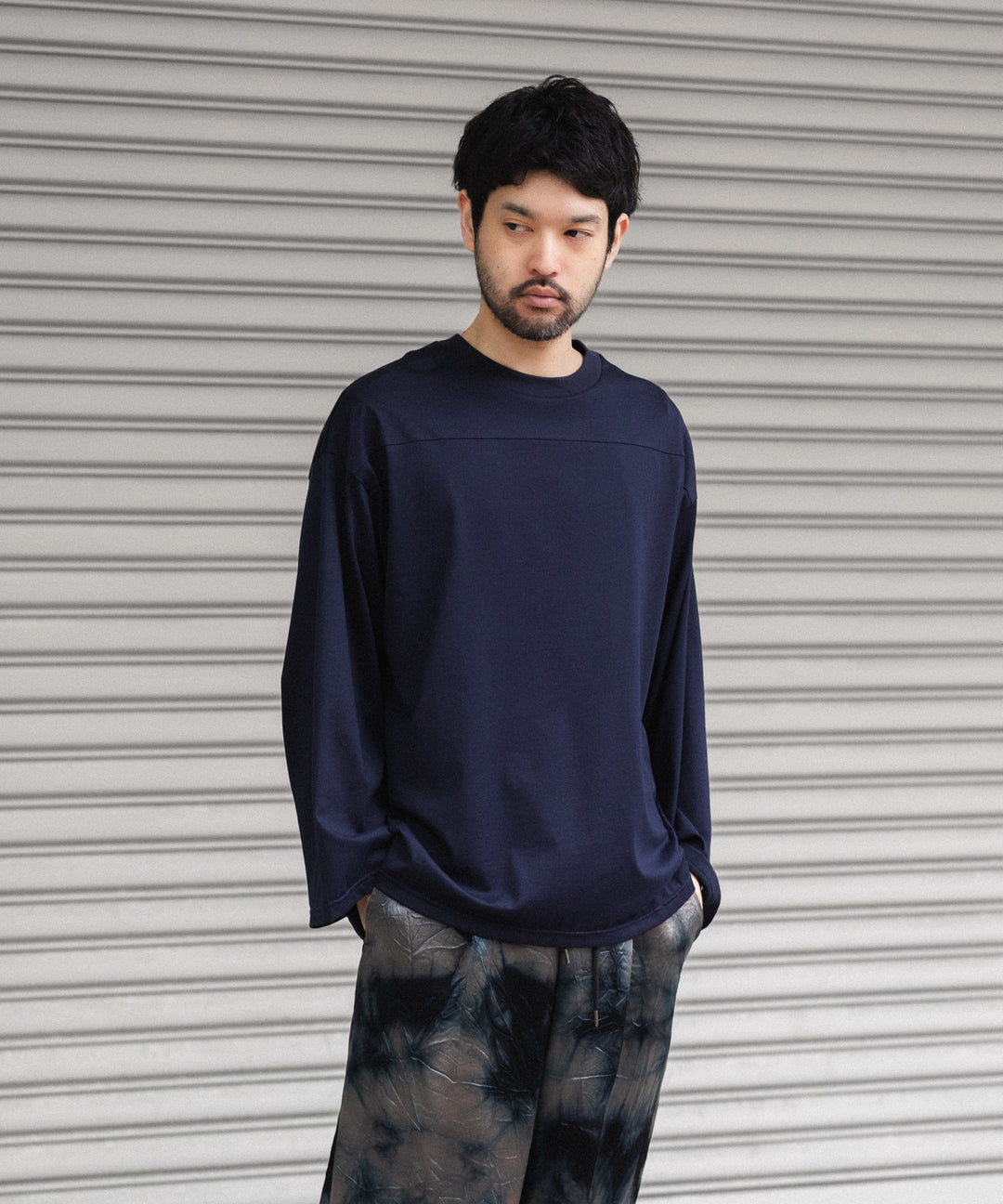 INTÉRIM - インテリムのHYPER BIG HIGH GAUGE SUVIN JERSEY L/S FOOTBALL TEEのROYAL D.PURPLE 公式通販サイトsession福岡セレクトショップ