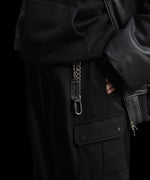 画像をギャラリービューアに読み込む, ssstein(シュタイン)のCARGO POCKET WIDE EASY TROUSERS - BLACKの公式通販サイトsession福岡セレクトショップ

