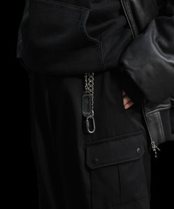 ssstein(シュタイン)のCARGO POCKET WIDE EASY TROUSERS - BLACKの公式通販サイトsession福岡セレクトショップ
