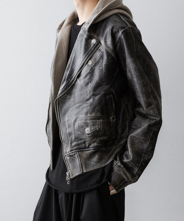 SUBLATIONS サブレーションズのCRACKING COATED RIDERS PARKAのSAND BEIGE BASE公式通販サイトsession福岡セレクトショップ