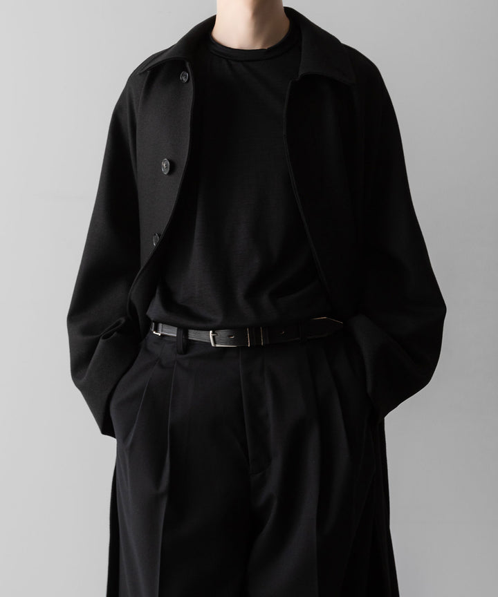 INTÉRIM(インテリム)のEXTRA FINE MERINO WOO JERSEYL L/S TEE - BLACKの公式通販サイトsession福岡セレクトショップ
