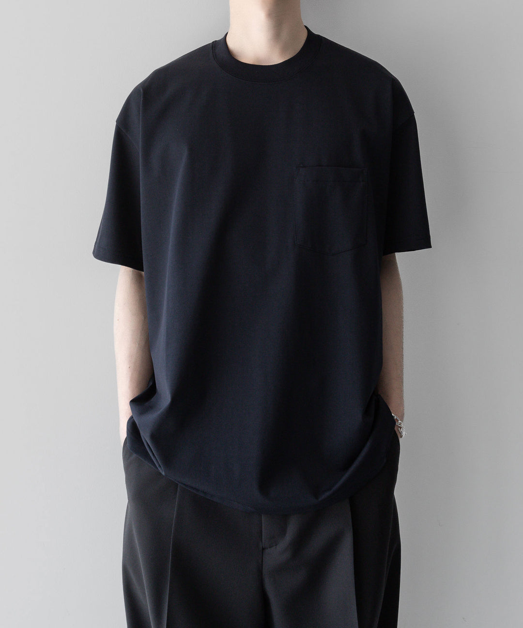 ssstein stein(シュタイン)の24SSコレクションOVERSIZED POCKET TEEのDARK NAVY 公式通販サイトsession福岡セレクトショップ