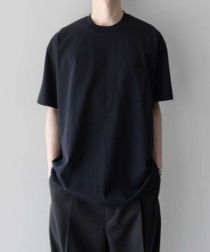 ssstein stein(シュタイン)の24SSコレクションOVERSIZED POCKET TEEのDARK NAVY 公式通販サイトsession福岡セレクトショップ