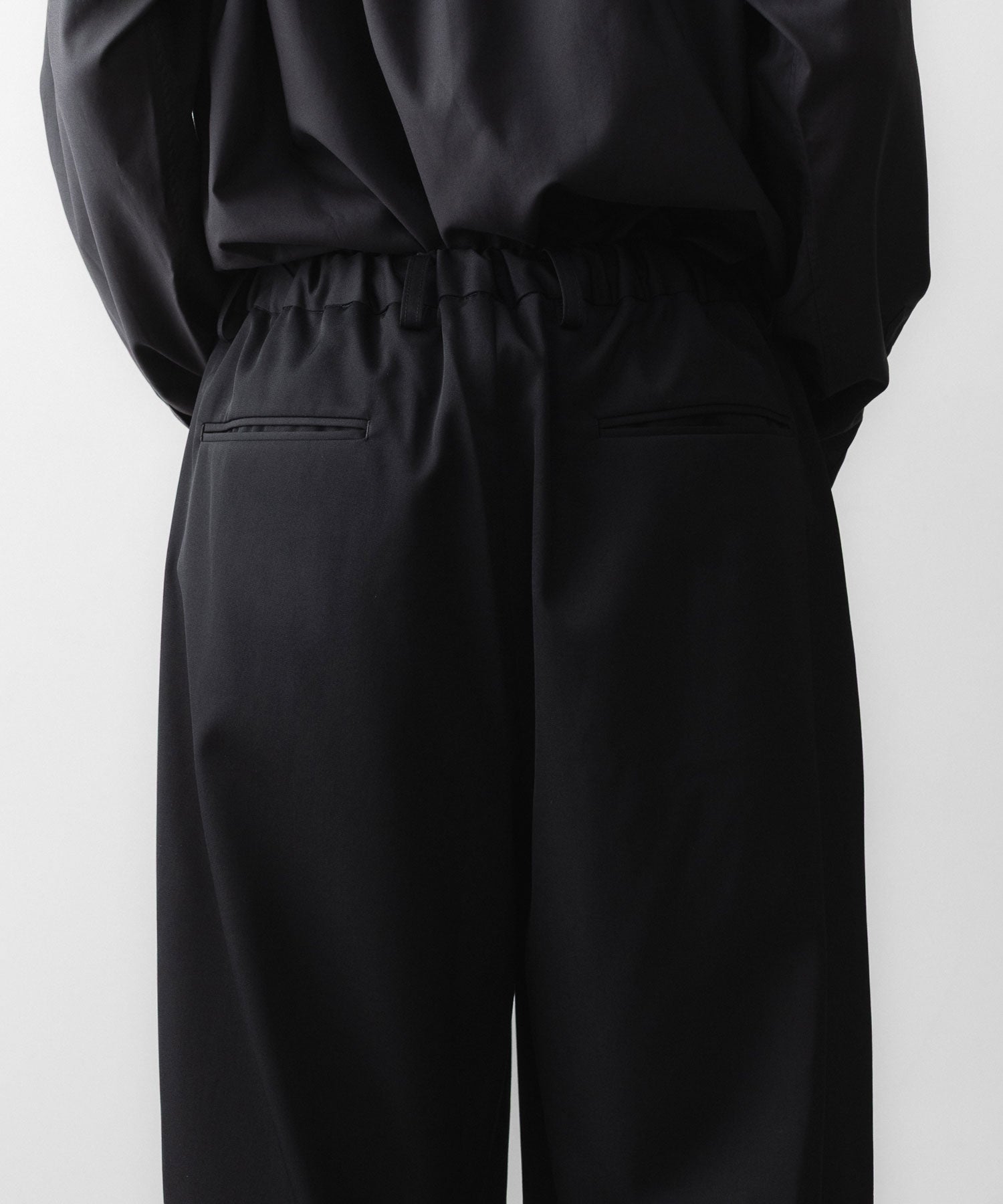 ssstein / シュタイン】EASY WIDE TROUSERS - BLACK | 公式通販サイト