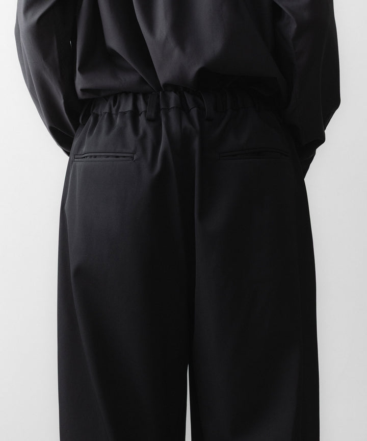 ssstein(シュタイン)のEASY WIDE TROUSERS - BLACKの公式通販サイトsession福岡セレクトショップ