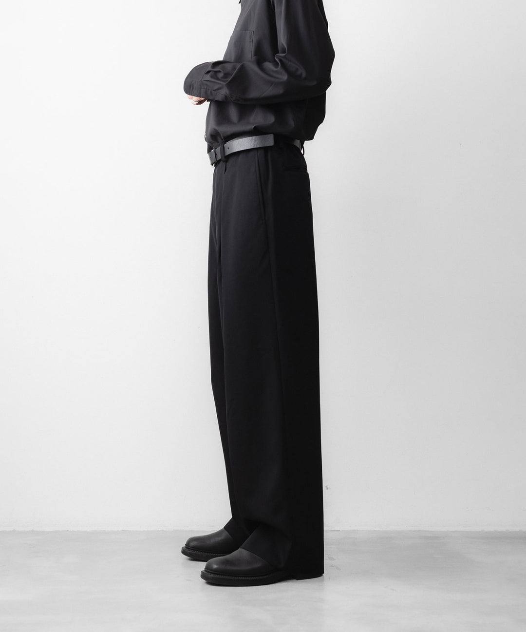ssstein(シュタイン)のEASY WIDE TROUSERS - BLACKの公式通販サイトsession福岡セレクトショップ