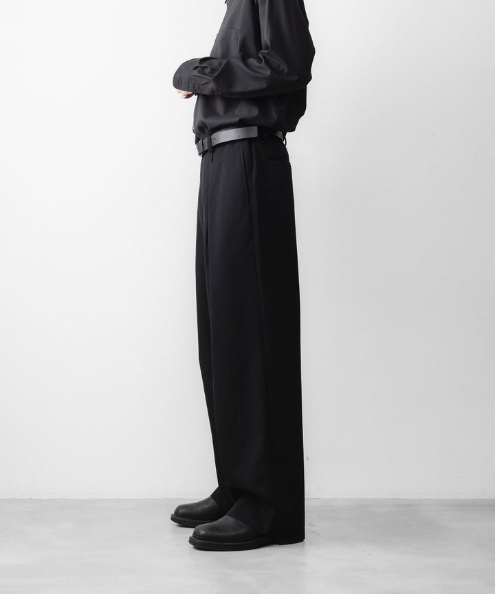 ssstein(シュタイン)のEASY WIDE TROUSERS - BLACKの公式通販サイトsession福岡セレクトショップ