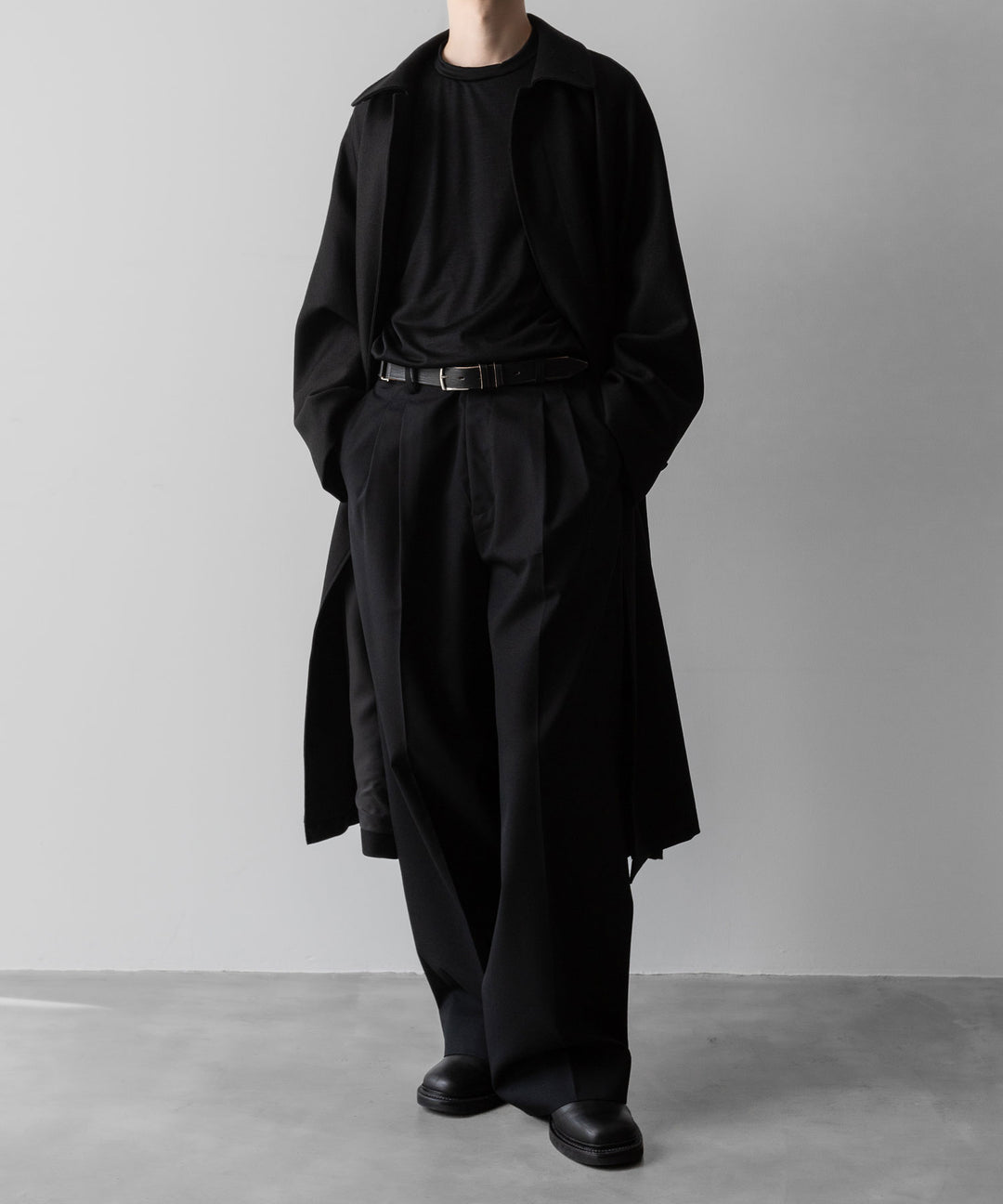 INTÉRIM(インテリム)のEXTRA FINE MERINO WOO JERSEYL L/S TEE - BLACKの公式通販サイトsession福岡セレクトショップ