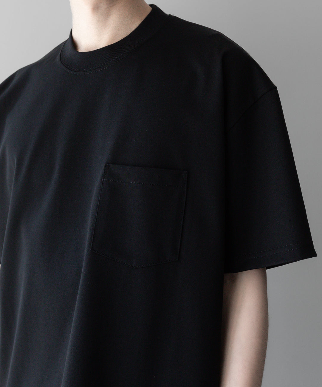 ssstein stein(シュタイン)の24SSコレクションOVERSIZED POCKET TEEのBLACK 公式通販サイトsession福岡セレクトショップ