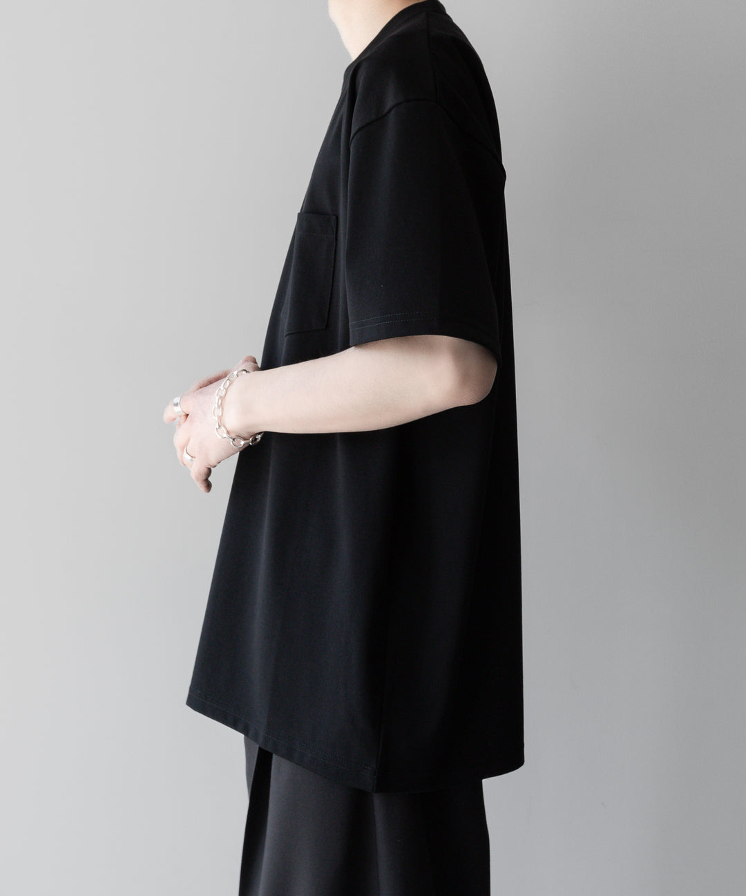 ssstein stein(シュタイン)の24SSコレクションOVERSIZED POCKET TEEのBLACK 公式通販サイトsession福岡セレクトショップ