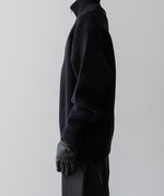 画像をギャラリービューアに読み込む, ssstein(シュタイン)の24AWコレクション OVERSIZED DRIVERS KNIT HALF ZIP PULLOVER - DARK NAVY 公式通販サイトsession福岡セレクトショップ
