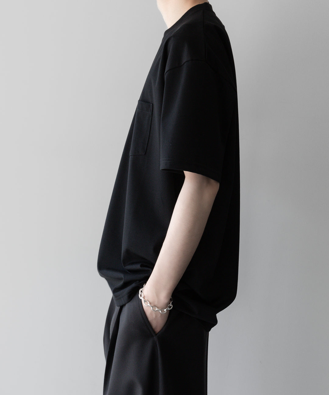 ssstein stein(シュタイン)の24SSコレクションOVERSIZED POCKET TEEのBLACK 公式通販サイトsession福岡セレクトショップ