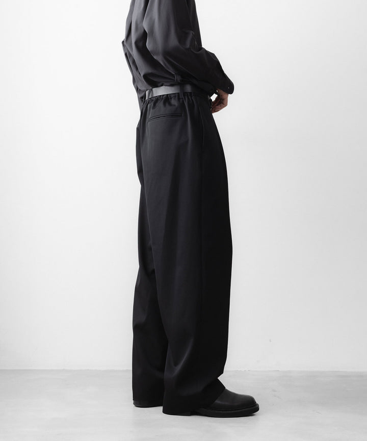 ssstein(シュタイン)のEASY WIDE TROUSERS - BLACKの公式通販サイトsession福岡セレクトショップ