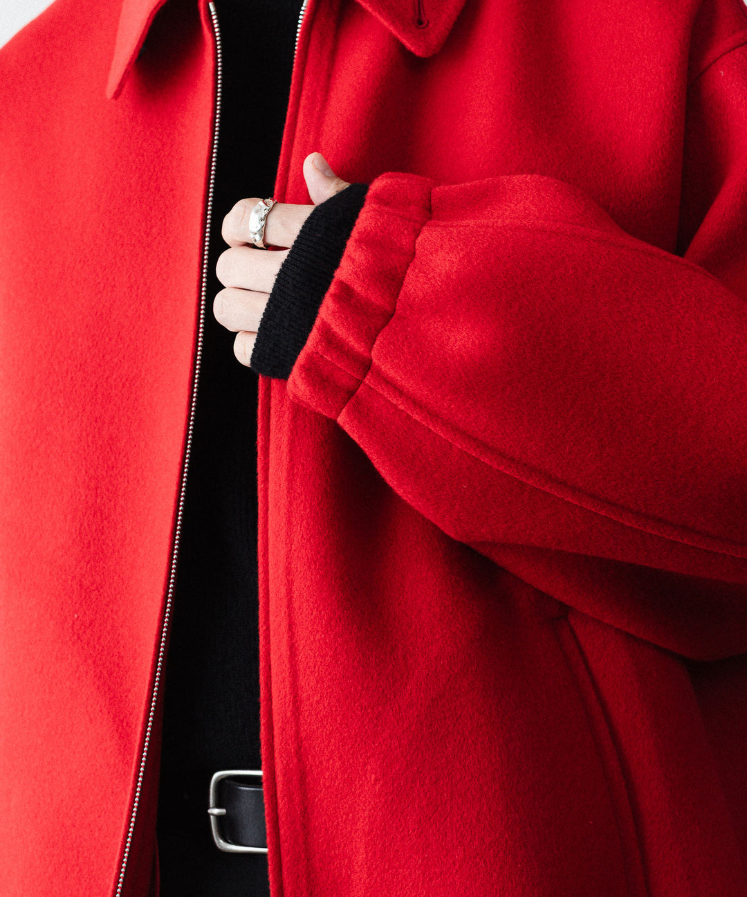 ssstein(シュタイン)のW/CA DOUBLE FACE CLOTH ZIP JACKET - REDの公式通販サイトsession福岡セレクトショップ