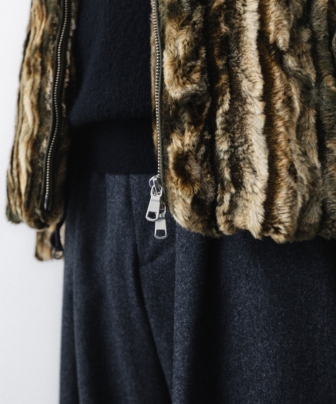 ANTHEM A-アンセムエーのSHEARING FUR BLOUSON のKHAKI BROWN公式通販サイトsession福岡セレクトショップ
