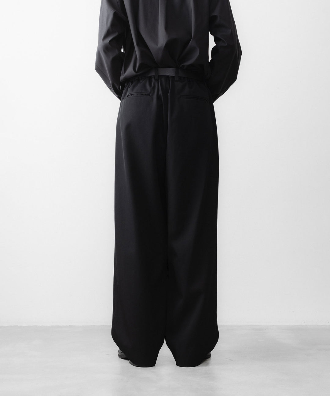 ssstein(シュタイン)のEASY WIDE TROUSERS - BLACKの公式通販サイトsession福岡セレクトショップ