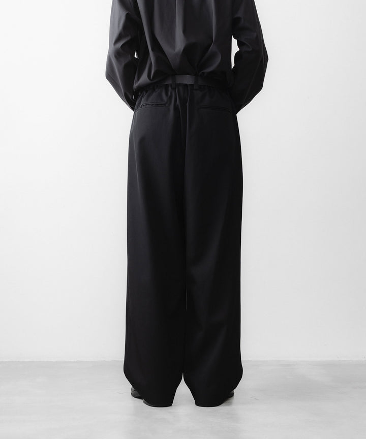 ssstein(シュタイン)のEASY WIDE TROUSERS - BLACKの公式通販サイトsession福岡セレクトショップ