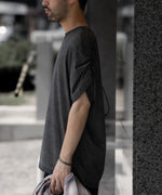 画像をギャラリービューアに読み込む, 【 VEIN 】100/3 SUEDE JERSEY COLD DYED VESSEL S/S TEE - GRAY
