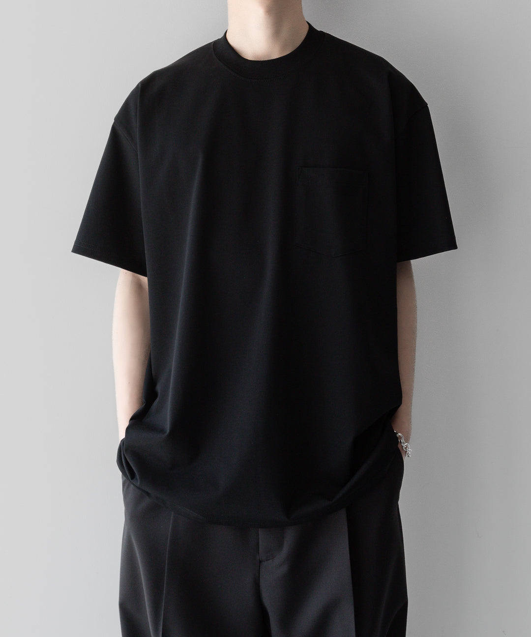 ssstein stein(シュタイン)の24SSコレクションOVERSIZED POCKET TEEのBLACK 公式通販サイトsession福岡セレクトショップ